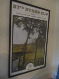 Framed 37th Ryder Cup Poster- 2008
