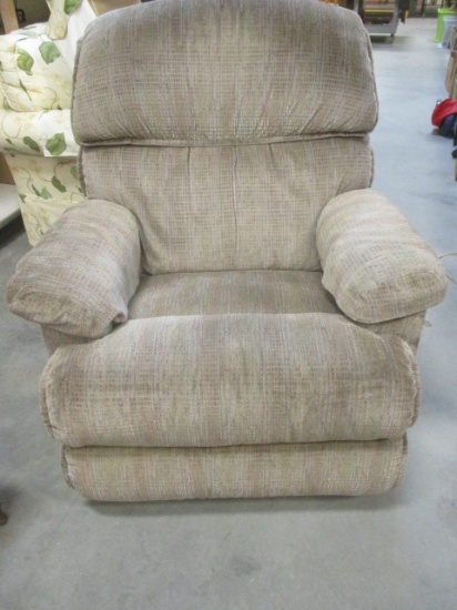 La-Z-Boy Velour Rocking, Swiveling Recliner