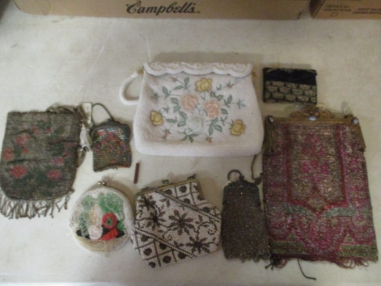 Antique Beaded Evening Bags and Coin Purses