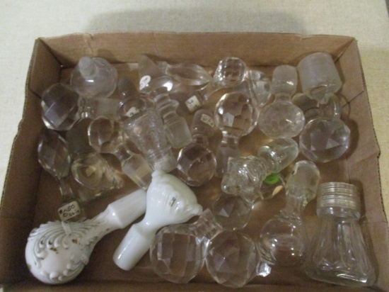 Clear Glass and Crystal Bottle Stoppers