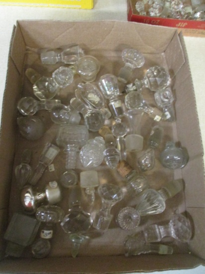 Clear Glass and Crystal Bottle Stoppers