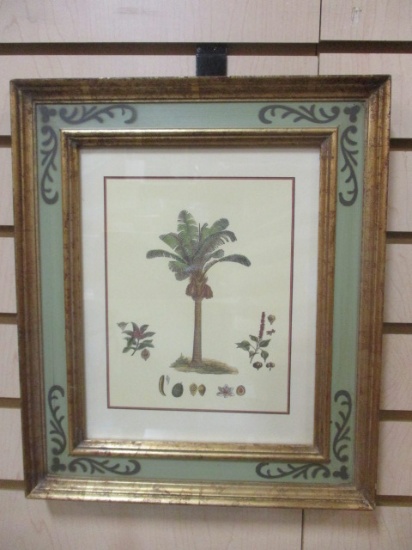 Hand-Decorated Ornate Framed Palm Print