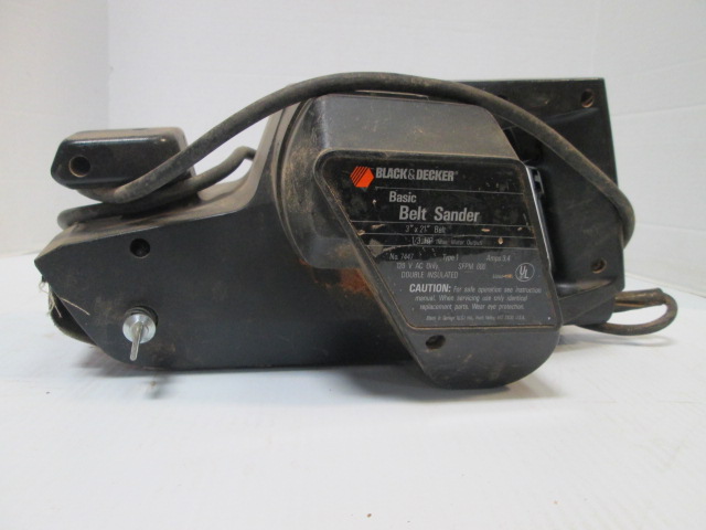 Black And Decker Belt Sander Model # 7447 3 x 21 Belt 1/3 HP