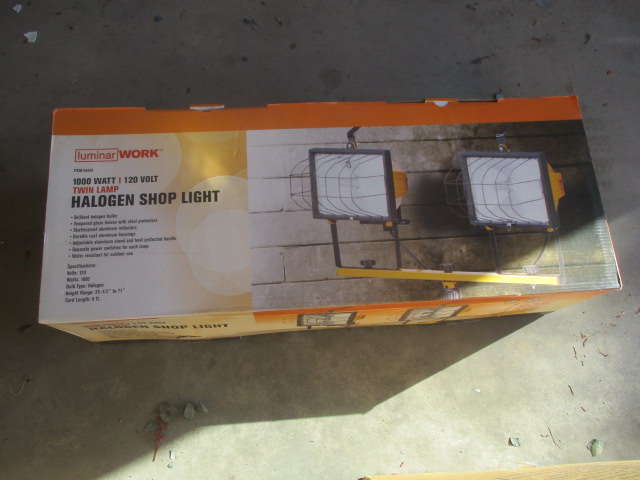 Luminar work sale halogen shop light