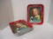 Set of 6 Coca-Cola Metal Trays with 1950's Girl