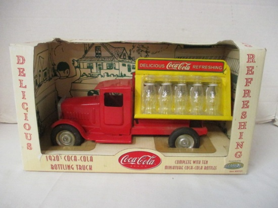 Coca-Cola Stamped Steel 1930's Bottling Truck in Original Box