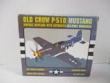 1995 Spec Cast Old Crow P-51D Mustang Vintage Airplane with Authentic Military