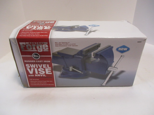 Central forge swivel 2024 vise with anvil
