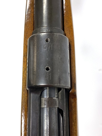 WWII German 'byf 41' K98 8mm Mauser Bolt Action Rifle