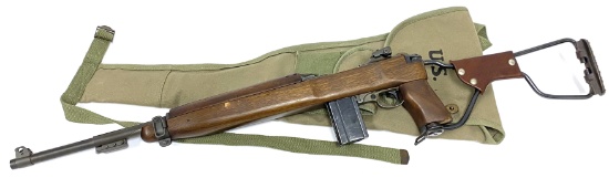 WWII 1944 Inland M1A1 Carbine .30 Cal. Semi-Automatic Rifle with Case