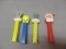 4 Pez Candy Dispensers