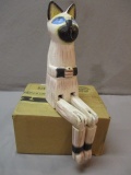 Wooden Cat Shelf Sitter
