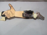 Rare Vintage Hubley Panther Derringer Toy Cap Gun w/Advertising Display