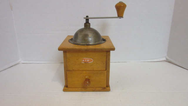 Vintage KYM Maple Coffee Grinder Proxibid