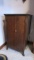 Antique Tiger Oak Record Cabinet