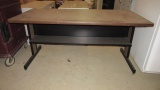Work Table with Privacy Shield