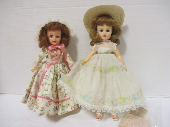 Two 1955 Ideal 10 1/2" Miss Revlon Dolls