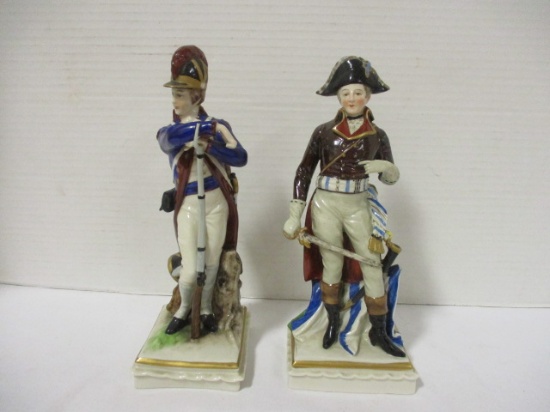 Capodimonte French Napoleon and French Soldier