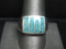 Sterling Silver Turquoise Ring- Size 10 1/2