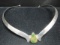 Sterling Silver Necklace with Gemstone