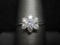 Sterling Silver CZ Ring- Size 9