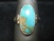 14k Gold Antique Turquoise Ring- Size 5