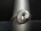 14k Gold Diamond Ying-Yang Style Ring- Size 7