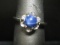 10k Gold Blue Star Sapphire Ring- Size 3 3/4