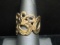 14k Gold Italian Designer Ring- Adjustable