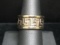 14k Gold Greek Key Ring