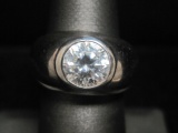 Sterling Silver CZ Ring- Size 7