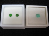3 Emerald Stones