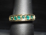 14k Gold Emerald Ring- Size 7