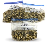 600rds. Of 9mm Winchester Shot Brass Shells for Reloading