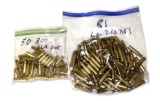 Reloading Brass- (50) 300 BLACKOUT and (81) 7.62x51mm