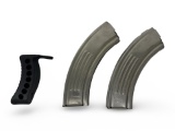 (2) 30rd. Stainless Mini-Thirty 7.62x39mm Magazines and Extended Rubber Recoil Pad