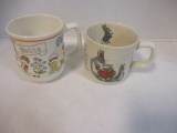 Wedgwood Peter Rabbit Mug & Lenox Gentle Friends Mug
