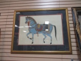 Painting Prancing Horse on Cloth F/M