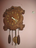 Vintage Cuckoo Shape Key Wound Wall Clock