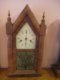 Vintage New Haven Clock Co. Gothic 8 Day Mantle Clock
