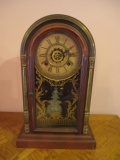 Antique Sultan V.P. Gilt Waterbury Clock Co. 8 Day Mantle Clock