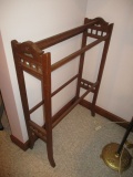Vintage Arts and Craft Style Quilt Rack