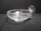 Vintage Steuben? Crystal Dish with Scroll Handle