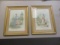 Pair of 19th Century Ladies Prints - Framed and Matted