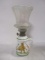 Vintage Revol France Porcelain Oil Lamp