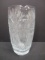 Large Cut Glass Crystal Vase