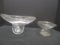 2 Vintage Blenko? Art Glass Hat Ice Bucket/Bowls