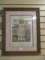 Framed and Matted Print in Ornate Frame
