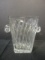 Art Deco Cut Crystal Glass Ice Bucket