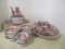 41 Pieces Chinese Porcelain China - Plates, Bowls, Platter, Teapot, etc.